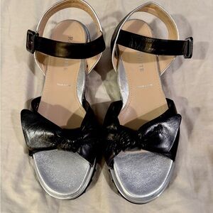 New Ron White Cairi Ankle Strap Platform Sandal